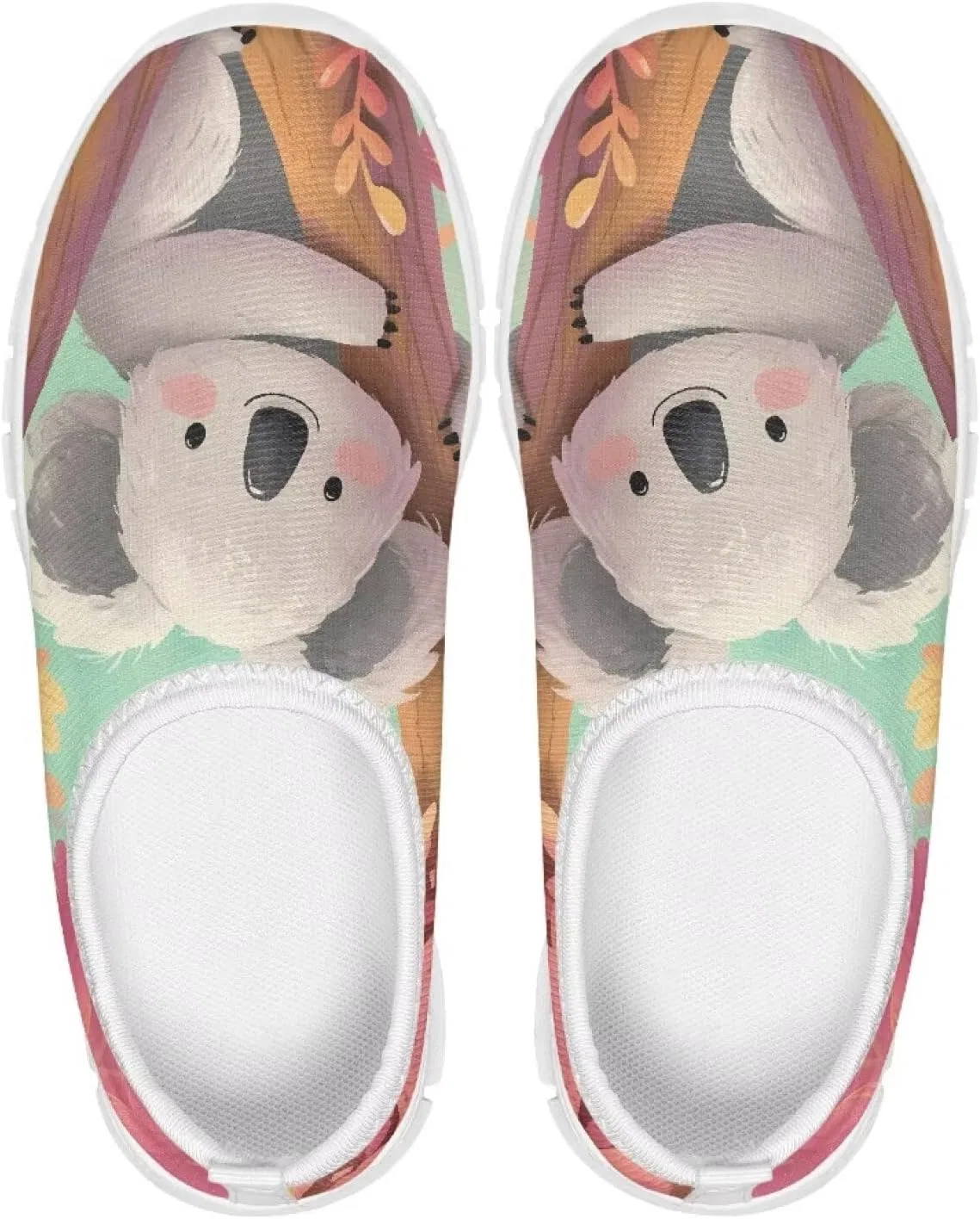 Детские туфли-лоферы без шнуровки Athletics Shoes Ctsgobvahy, Koala — фото 4