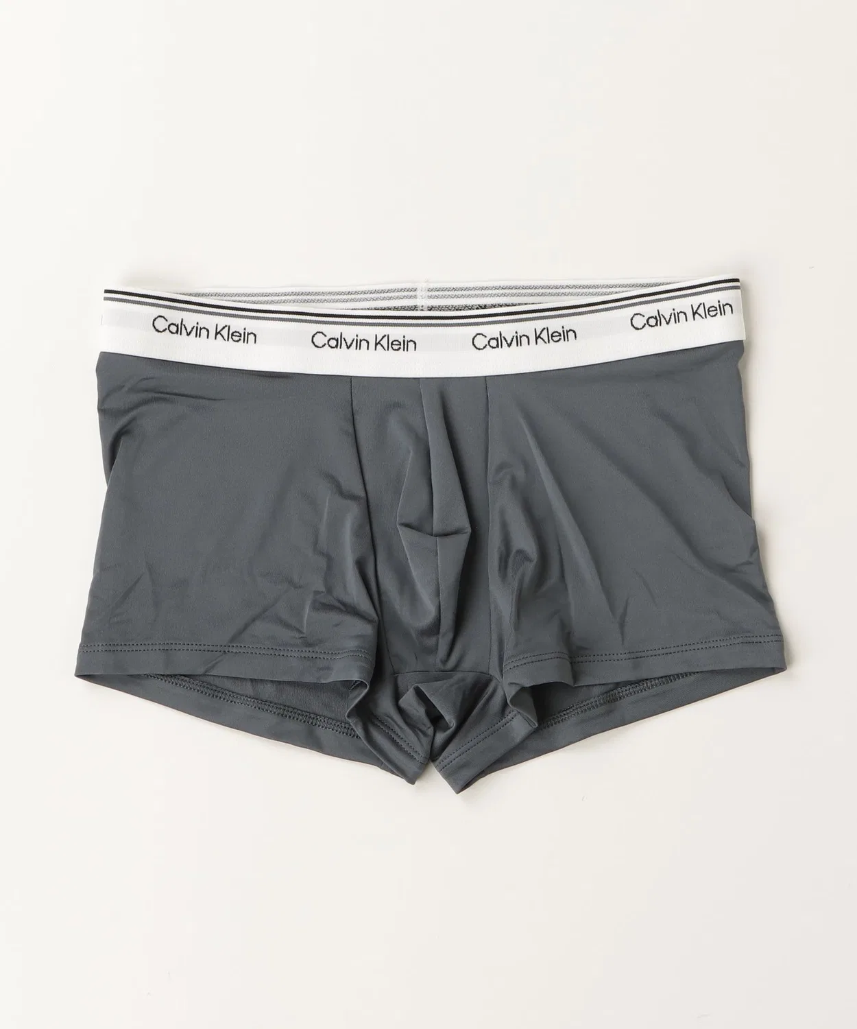 Мужские трусы-боксеры с принтом Microfiber Stretch Balance Calvin Klein, Grey
