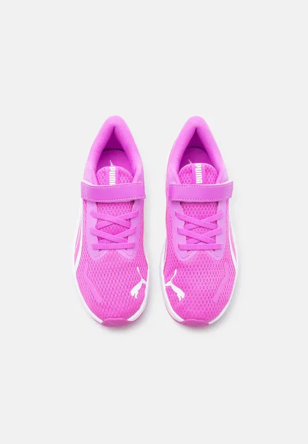 Кроссовки беговые Pounce lite unisex Puma, Electric Orchid White, белый — фото 4