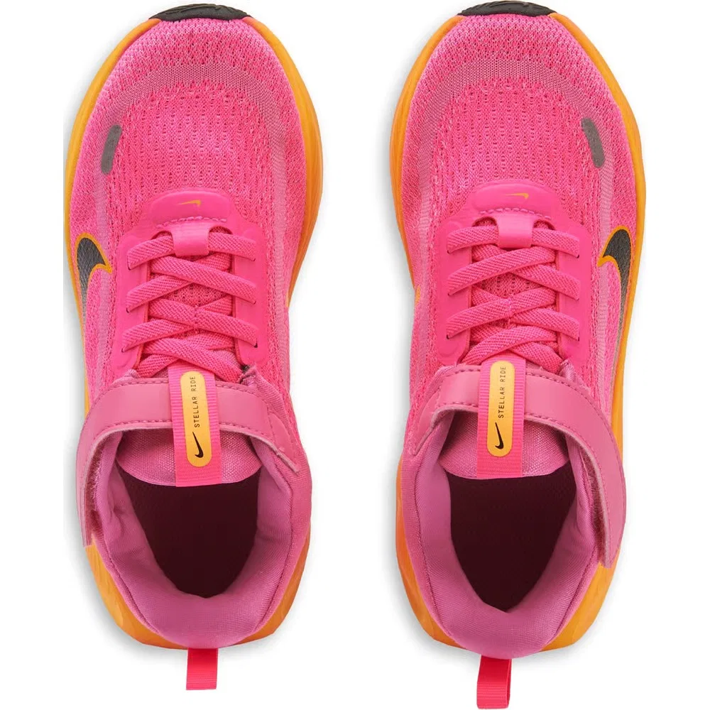 Детские кроссовки для бега Stellar Ride Nike, Pink/Volt — фото 4