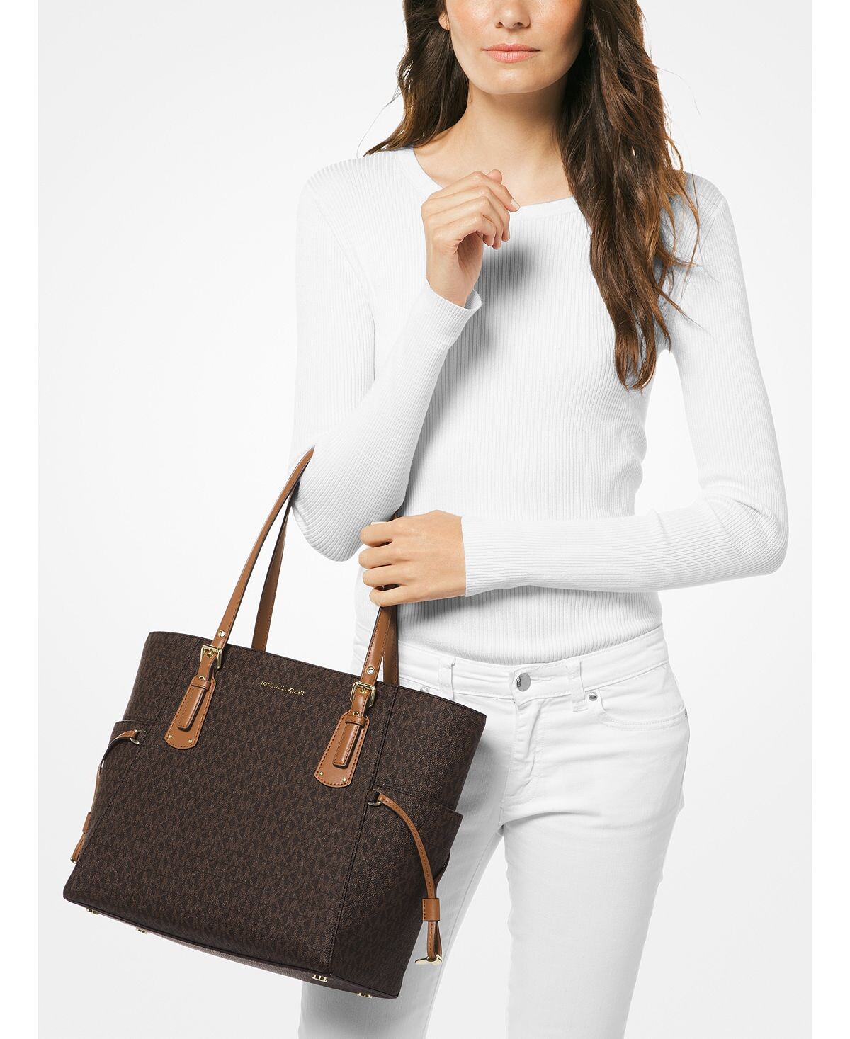

Фирменная сумка-тоут voyager east west Michael Kors, мульти