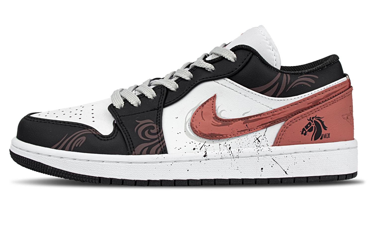 

Air 1 Абразивостойкие дышащие низкие винтажные баскетбольные кроссовки мужские Jordan, красный