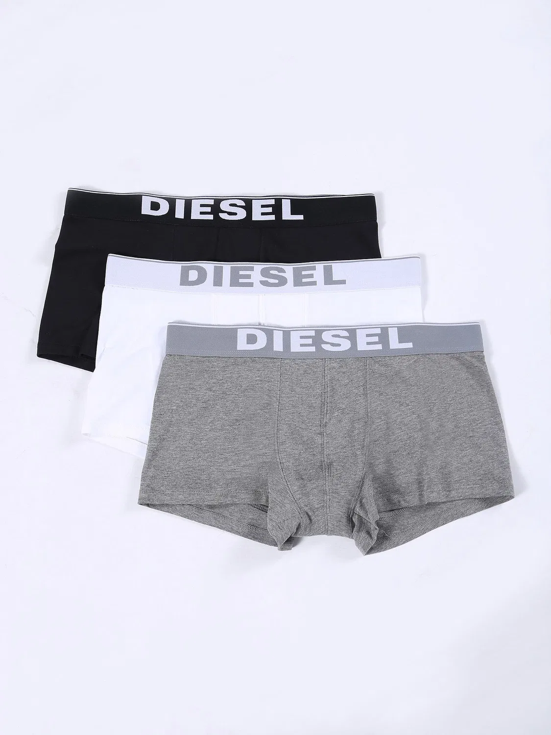 Мужские боксеры из 3 предметов UMBX-damienthreepack Diesel, Multicoloured (Black/Grey/White) — фото 3