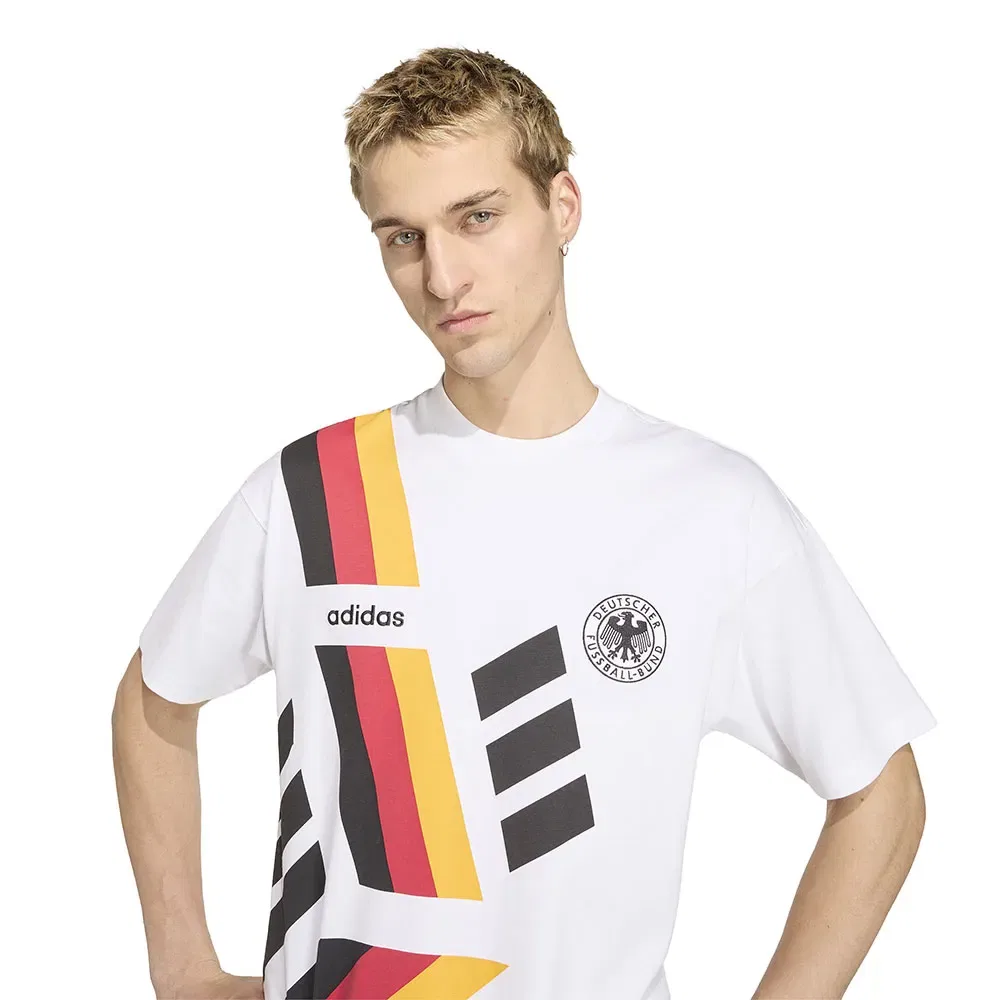 Мужская футболка с коротким рукавом Germany 94 Adidas, White — фото 4