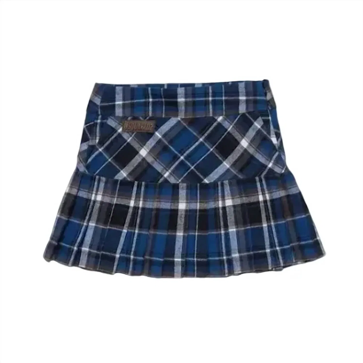 Детская юбка в клетку со складками Dsquared2, синий