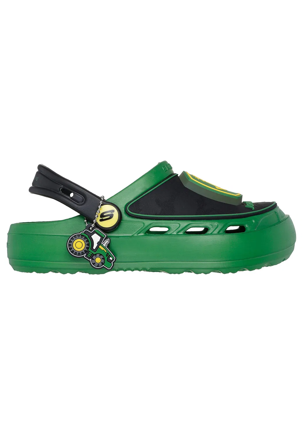Детские светящиеся кроссовки с принтом John Deere Leaper Brights Skechers, Grun — фото 2