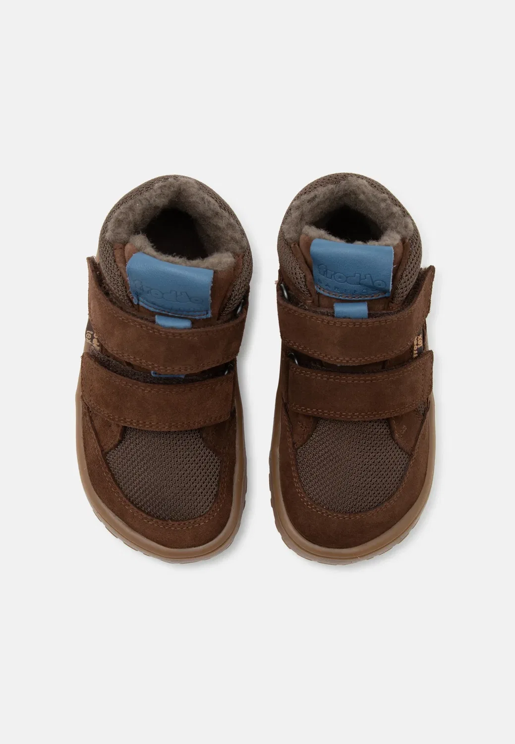 Осенние высокие кроссовки Barefoot Tex Froddo, Dark Brown — фото 4