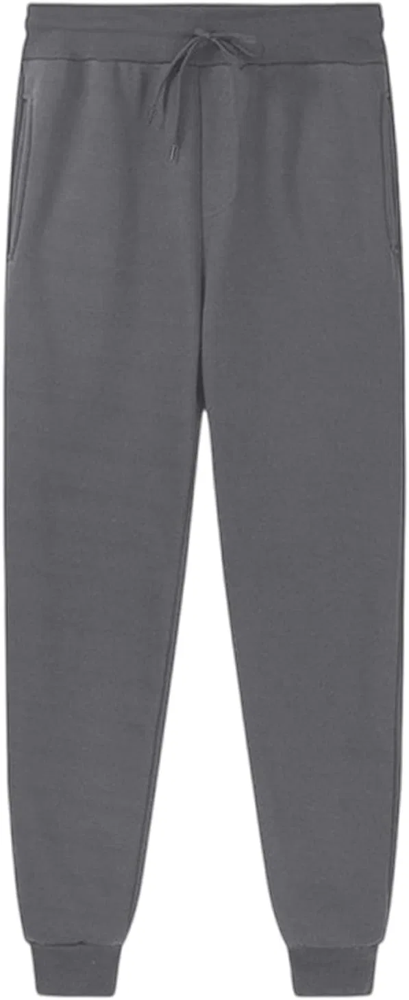 Мужские спортивные штаны с эластичным поясом, Slim Fit, тёмно-серый — фото 3