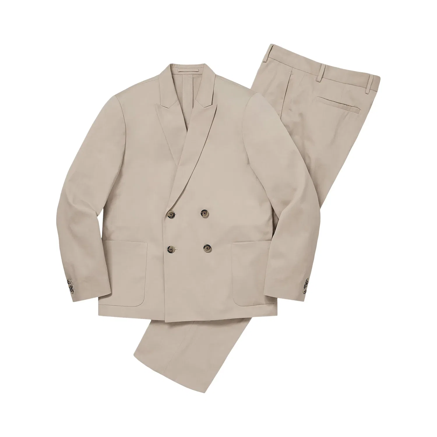 Костюм хлопковый Sea Island Cotton Suit Supreme, Stone