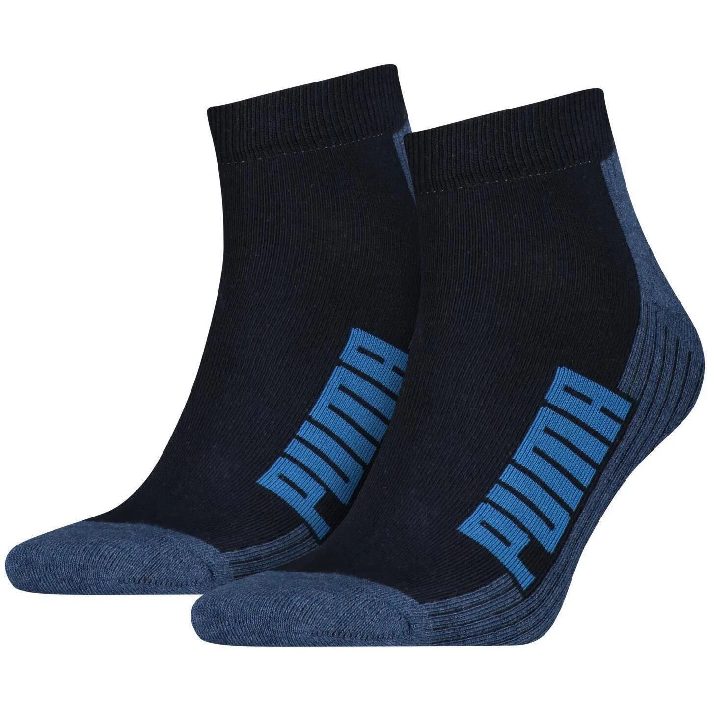 Детские носки Puma Cushioned Quarter 2 Pack, Blau