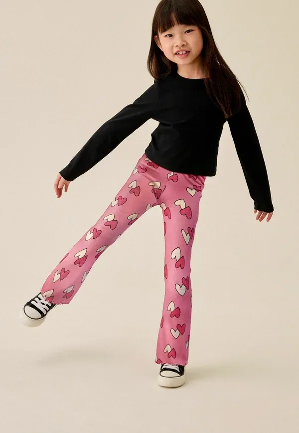 Леггинсы с принтом Leggings - trousers Next, Pink Heart, розовый