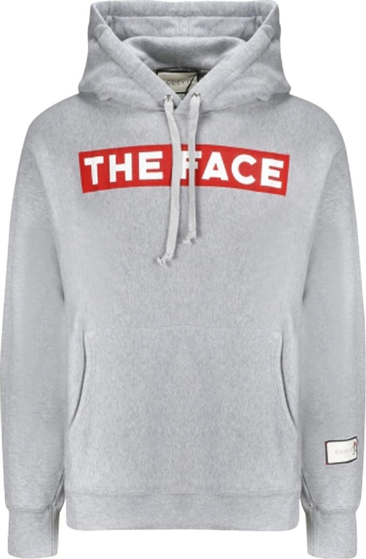 

Худи Gucci The Face Hoodie Grey, серый