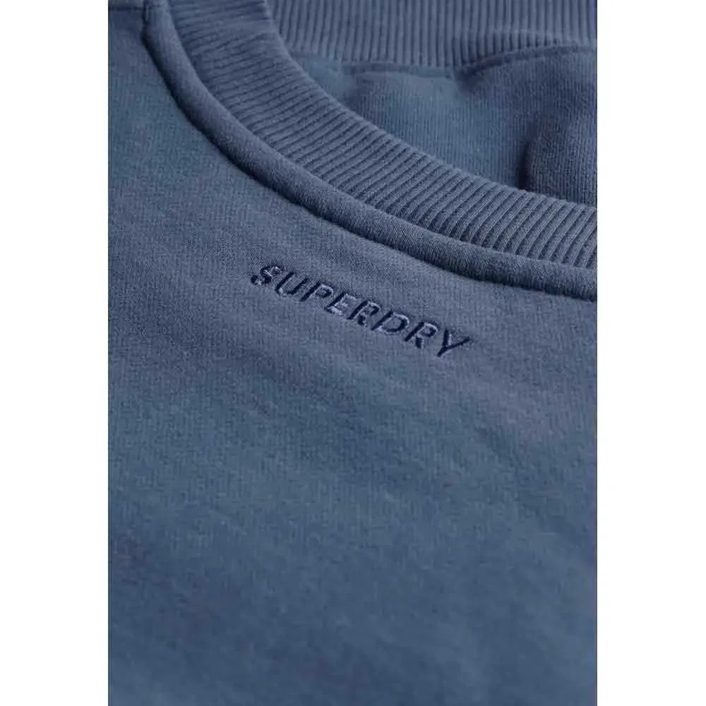 Мужской свитшот оверсайз Blank Superdry, Blue — фото 4