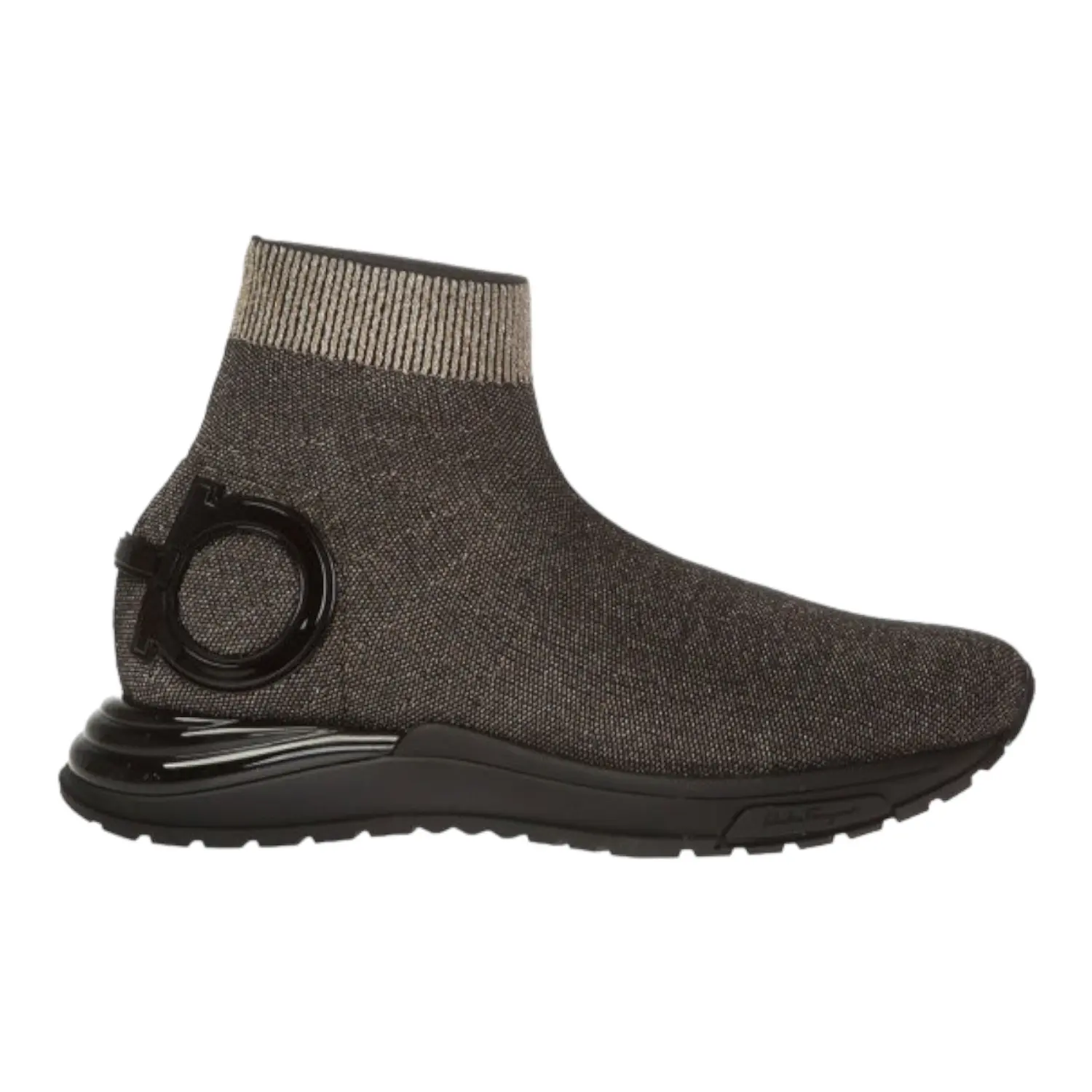 SALVATORE FERRAGAMO Женские кроссовки Gardena 726011 BLK с металлическим носком, мультиколор — фото 2