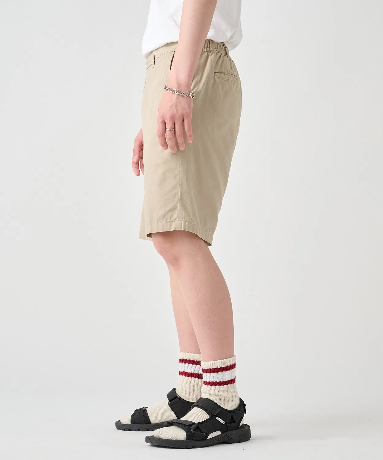 Мужские шорты чинос из хлопка с задней резинкой U.S. POLO ASSN., Beige — фото 3