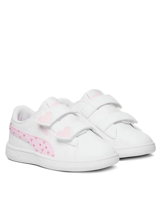 Кроссовки Puma Smash 3.0 Hearty V Puma, белый — фото 2