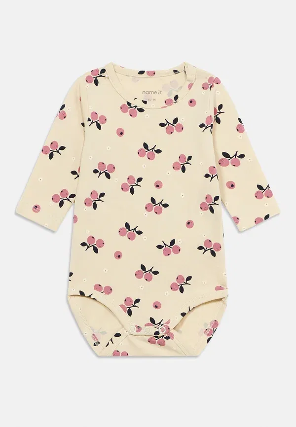 Комплект из 2 боди с принтом Unicorn Name It Beige/Pink, розовый/бежевый — фото 3