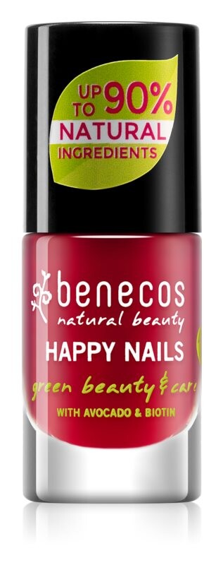 

Лак для ногтей Benecos Happy Nails, оттенок Vintage Red 5 мл