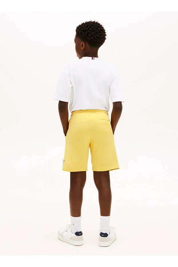 Детские шорты для мальчиков с принтом Tommy Hilfiger, Yellow — фото 2