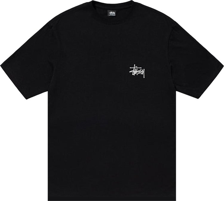 

Футболка Stussy Basic Tee 'Black', черный