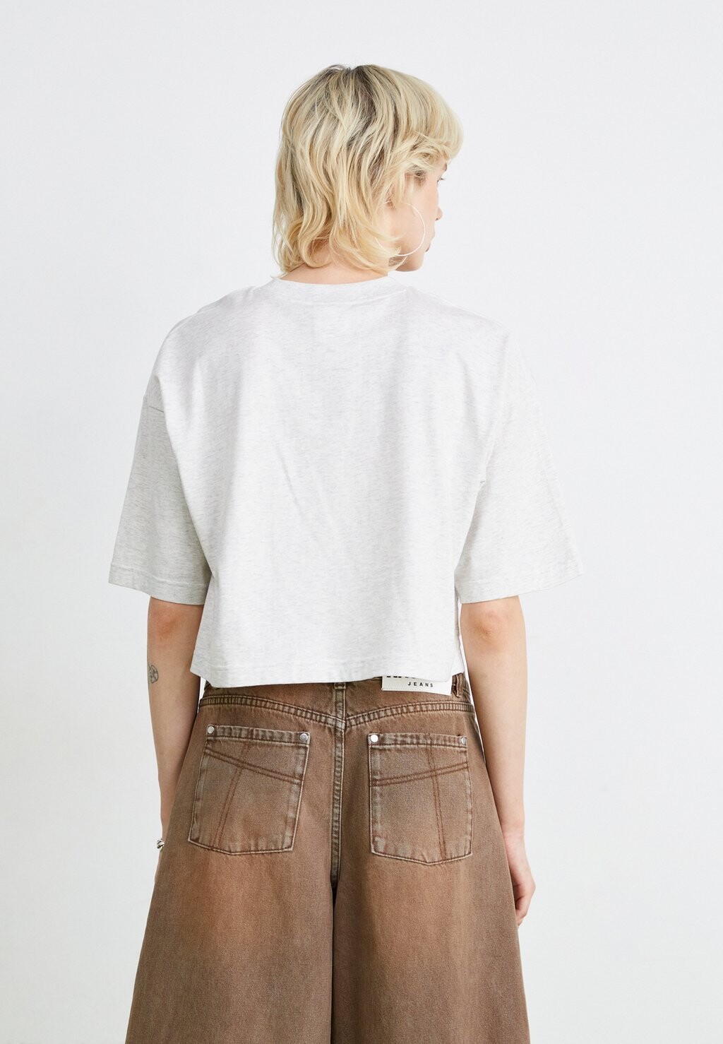 

Принт на футболке RELAXED T-SHIRT New Balance, серый