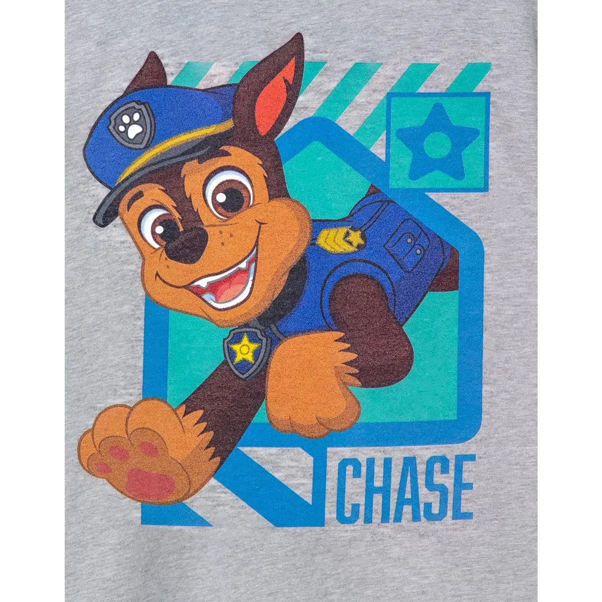 Детская футболка с коротким рукавом Chase Paw Patrol, Grey — фото 2