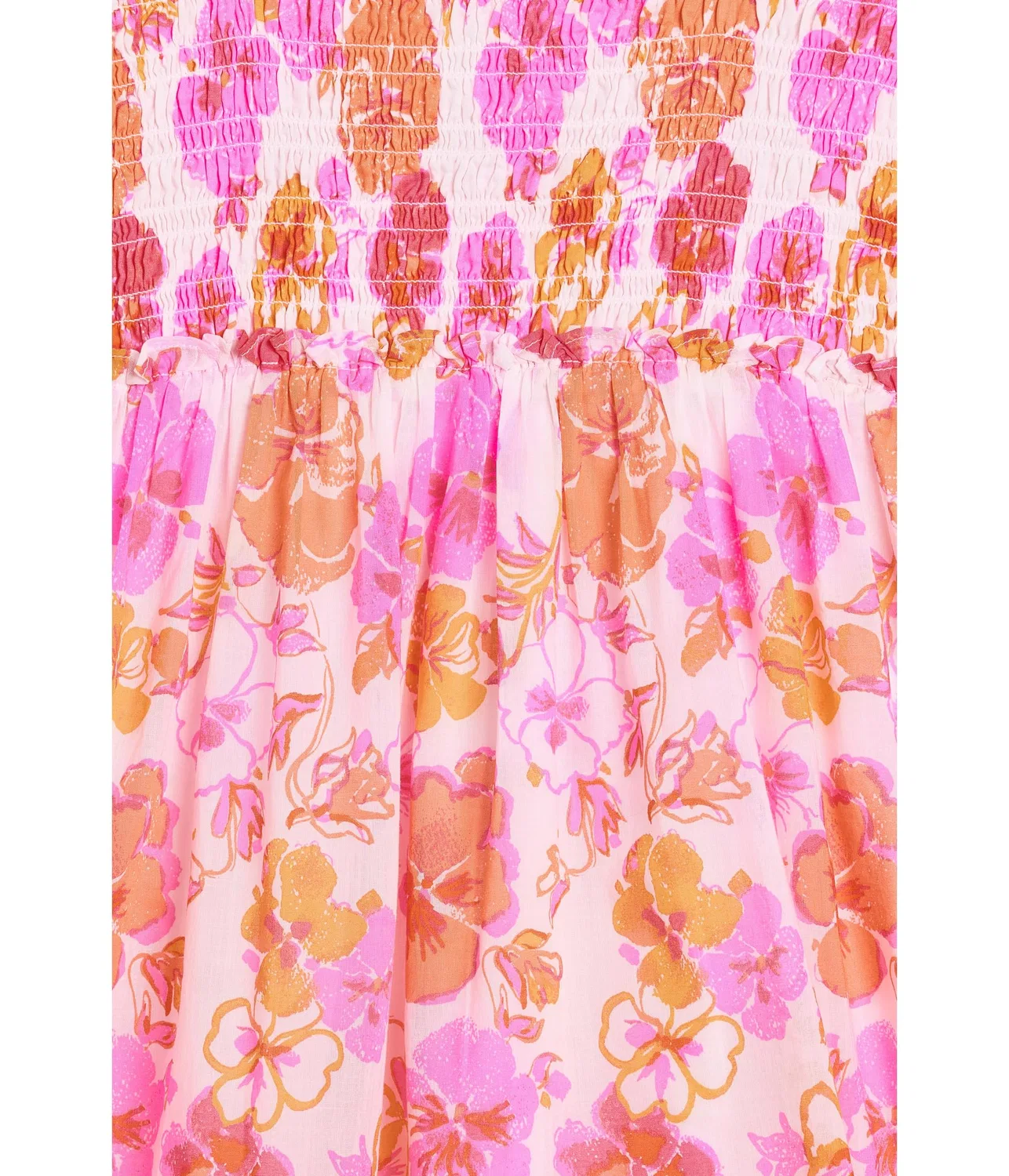 Мини-платье Hadly (для малышей/детей постарше) Lilly Pulitzer Kids, Resort White Pansy Fansy — фото 3
