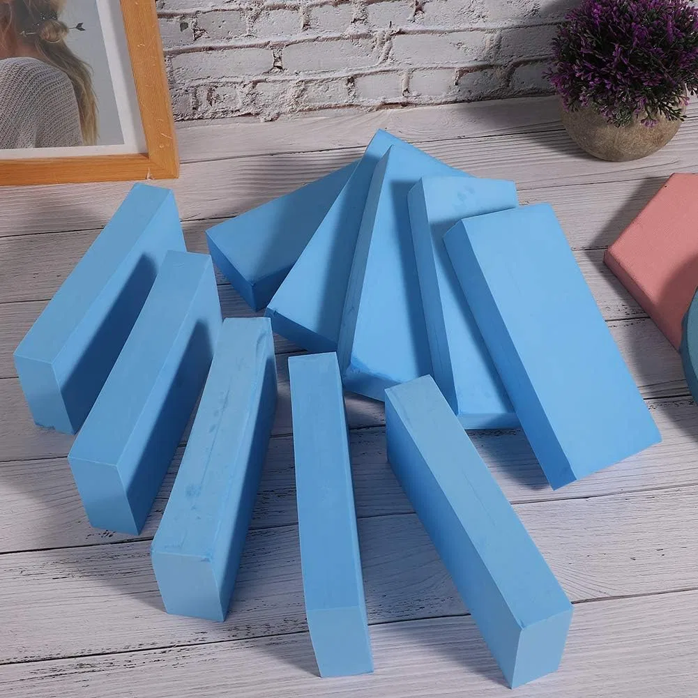 Банная губка для пилинга PVA, UYSTDMXKA, 10 шт, 16x6,7x3 см, Синий — фото 3