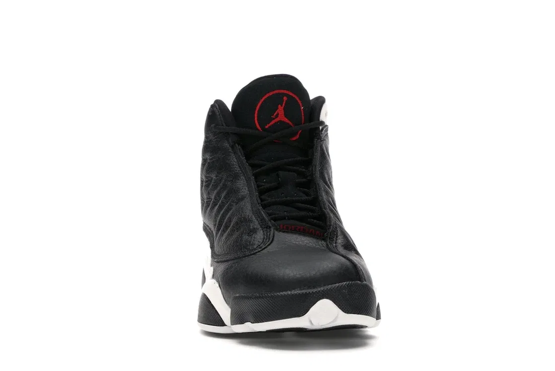 Детские кроссовки с высоким берцем Jordan 13 Retro Reverse He Got Game Jordan, Black/Gym Red-White — фото 2
