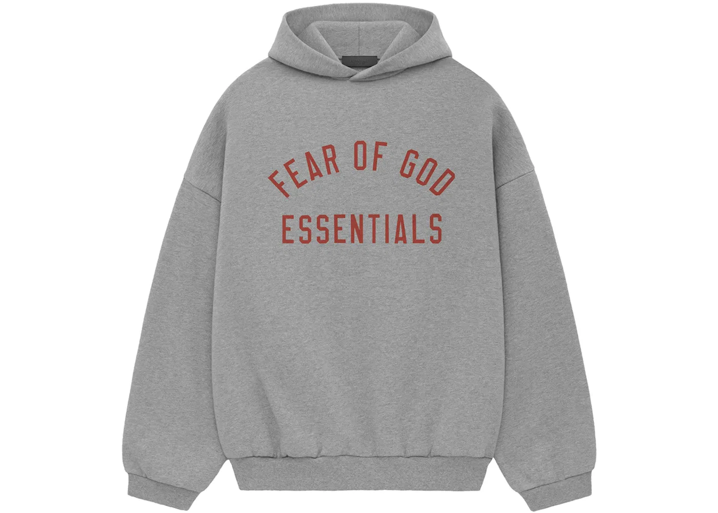 Мужской худи с принтом Essentials Fear of God, Dark Heather