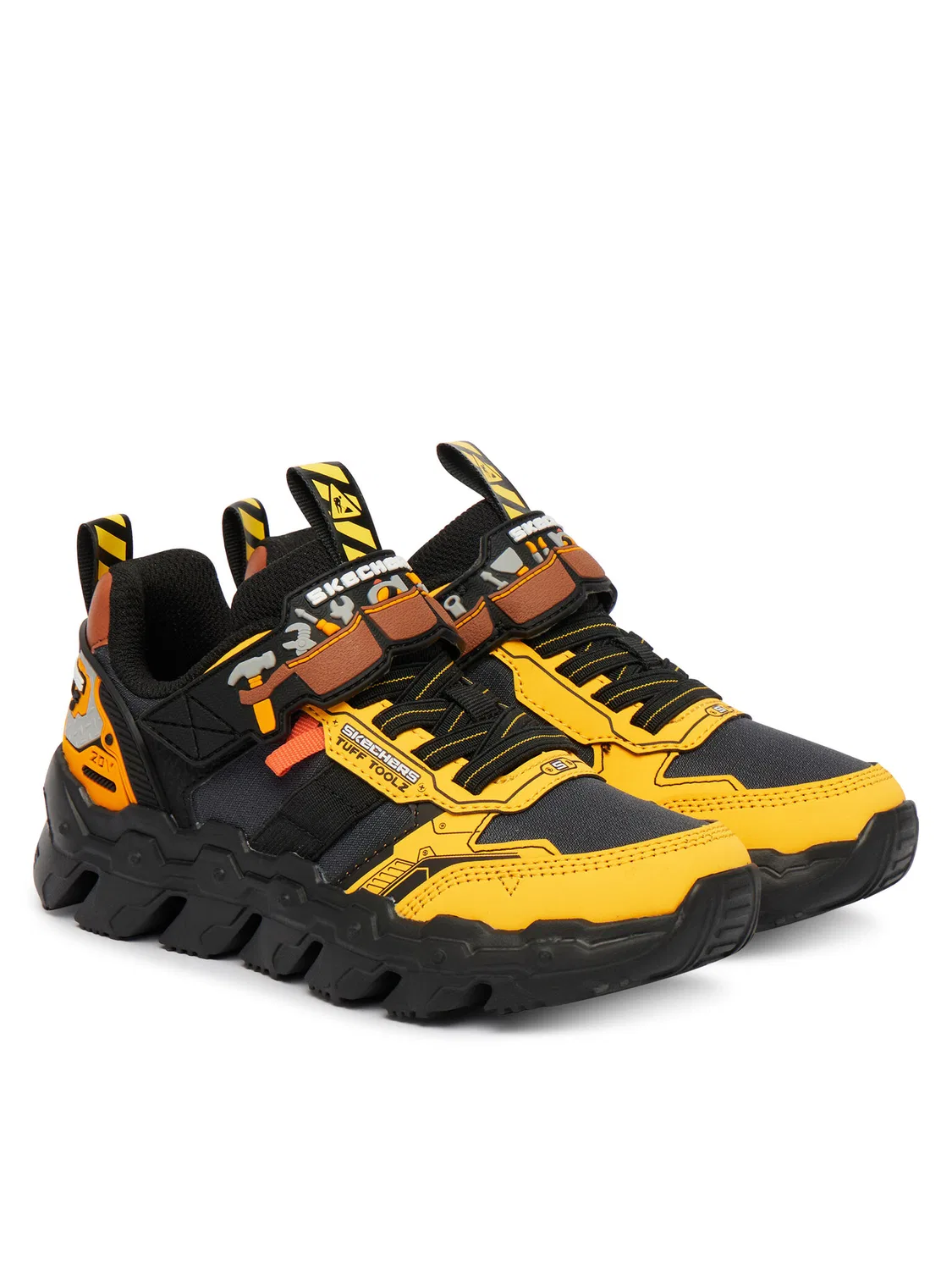 Кроссовки для мальчика Mega-Flex Lite Tuff Toolz Skechers, разноцветный — фото 2