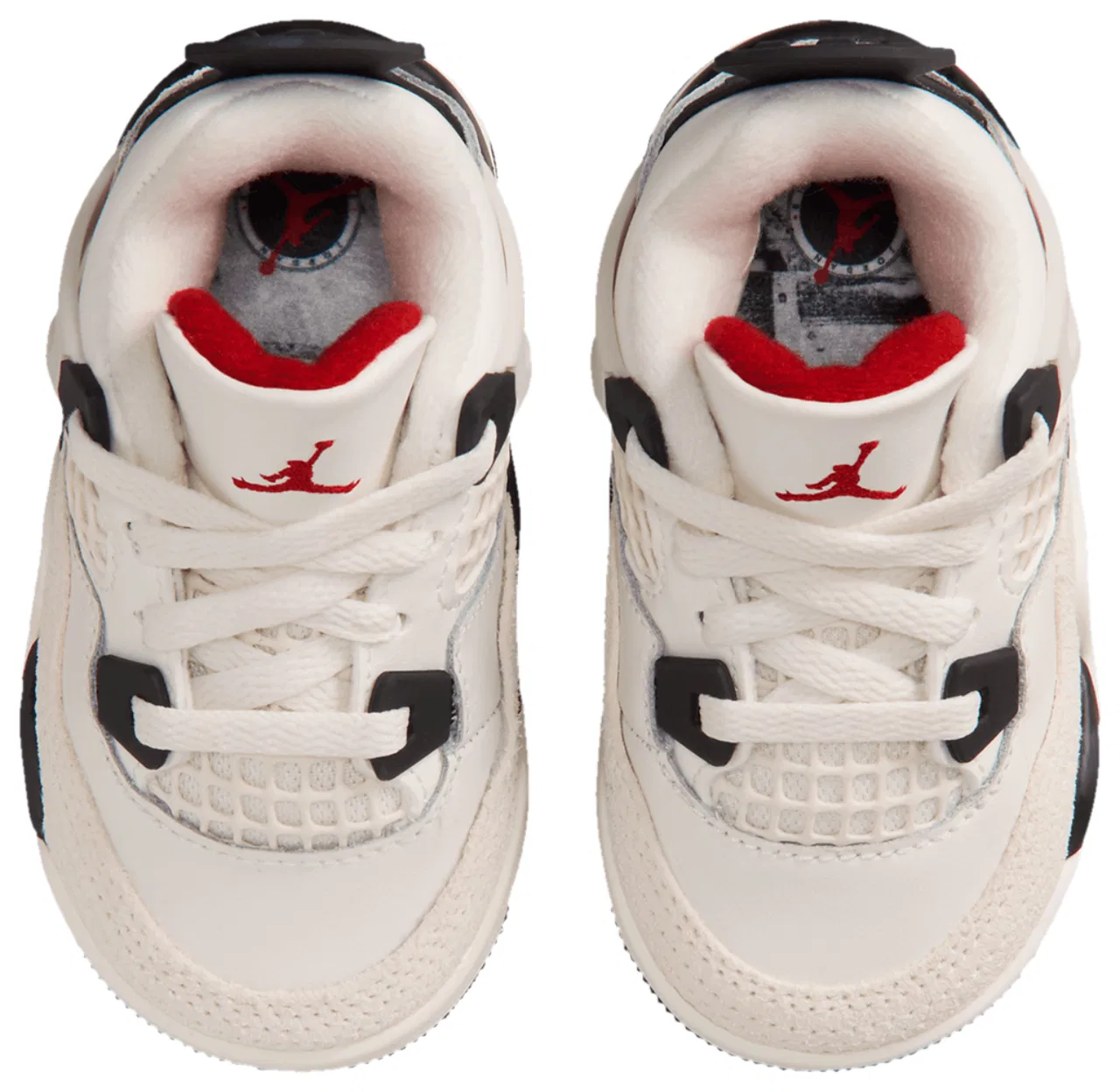 Детские кроссовки для мальчиков Retro 4 Jordan, черный/красный/белый — фото 4