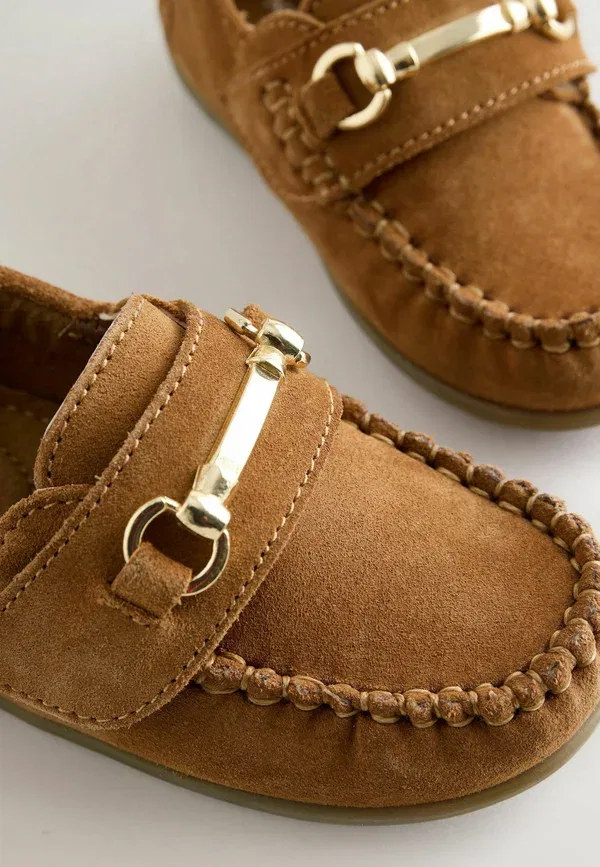 Туфли кожаные Loafers Next Tan Brown, светло-коричневый — фото 4