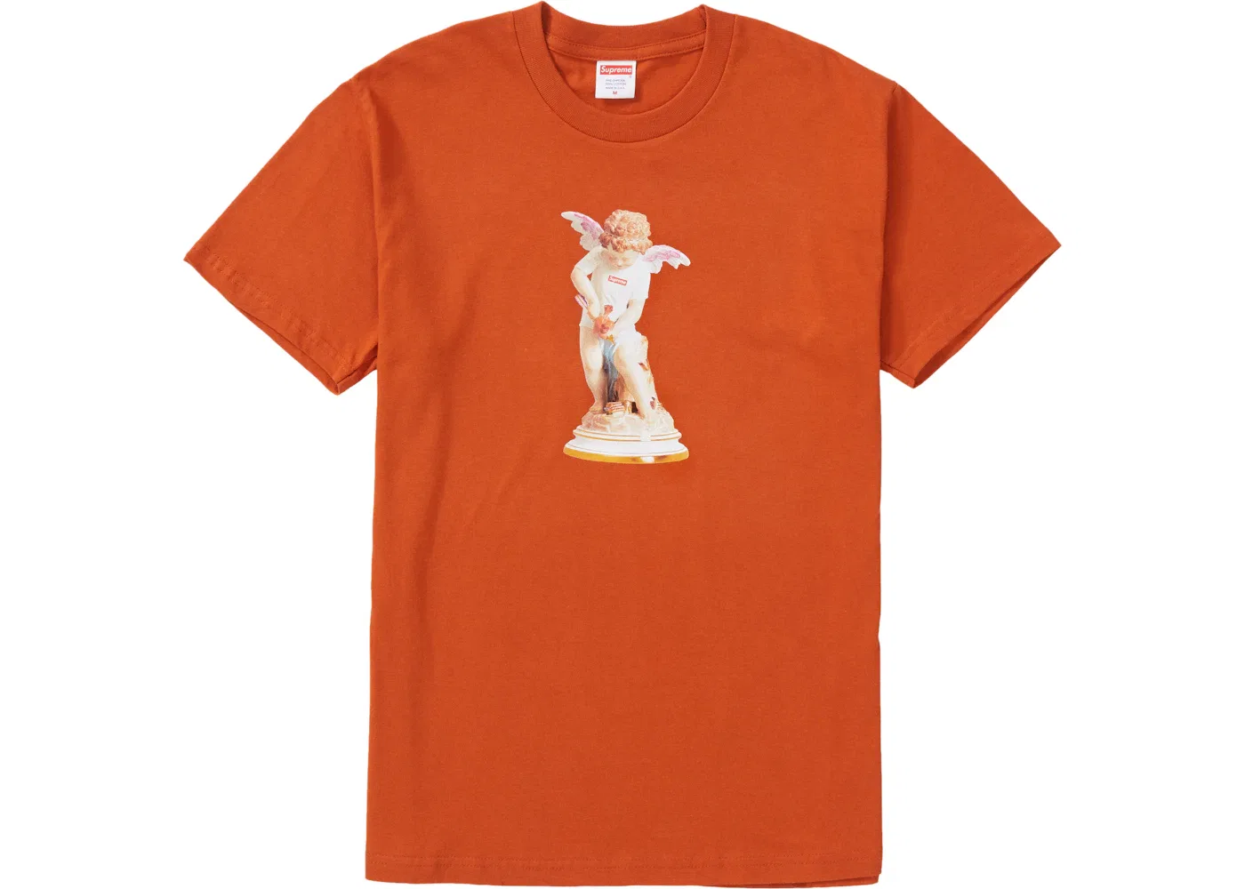 Мужская футболка с принтом Supreme Cupid Tee, Rust