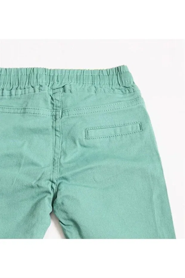 Детские шорты для девочек хлопковые Minny Max, Mint Green — фото 3