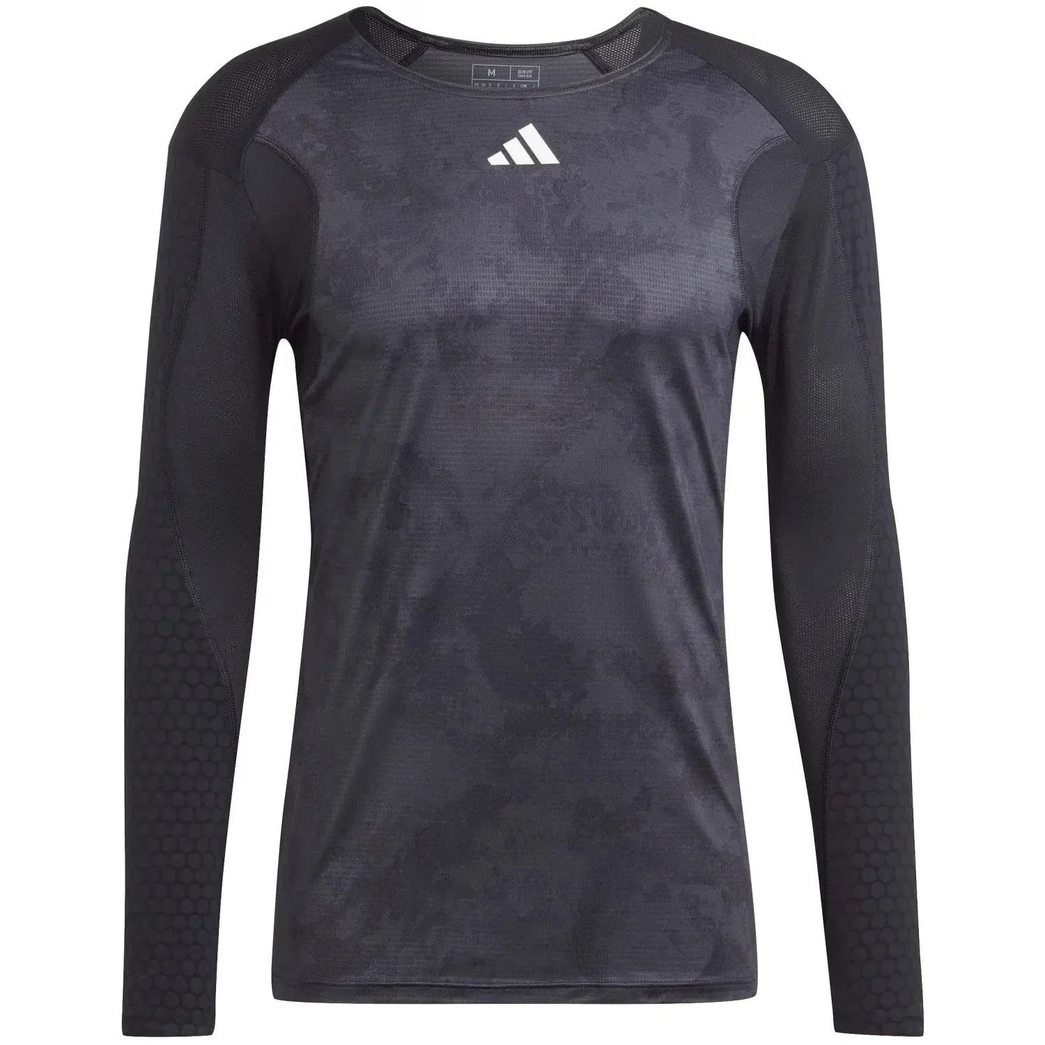 Мужская футболка из полиэстера с принтом PARIS adidas, Grey/Negro — фото 2