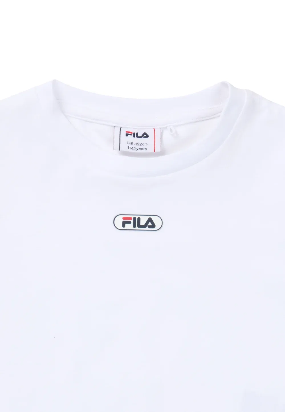 Укороченная футболка с логотипом Ceranova - базовая футболка Fila, Bright White — фото 2