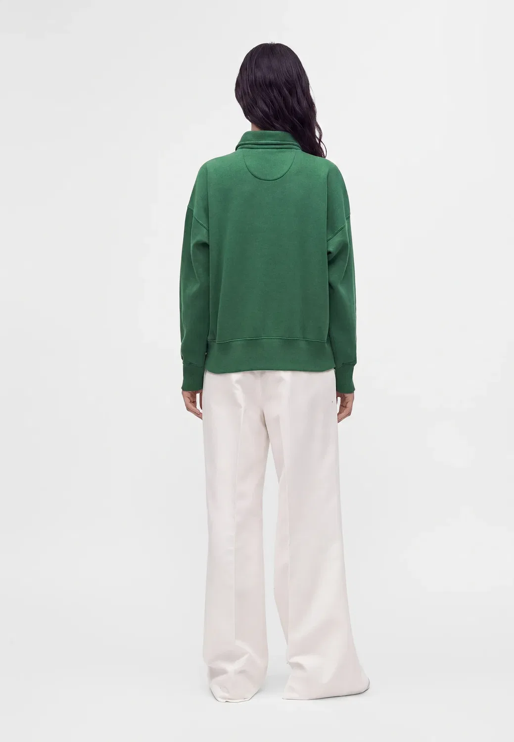 Толстовка с застежкой-молнией до середины груди Polo Ralph Lauren, Bush Green — фото 3