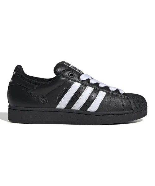 Мужские/женские кроссовки Superstar II adidas чёрные