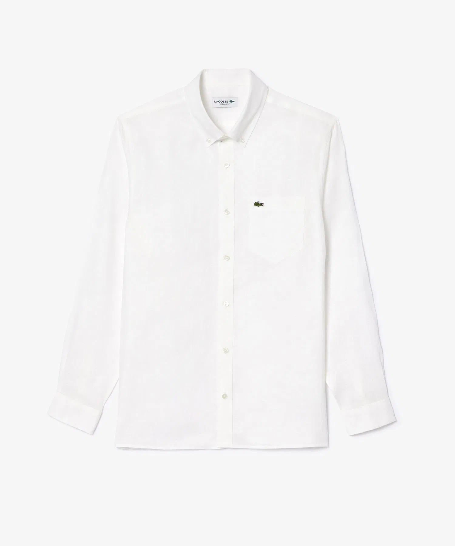 Рубашка Lacoste льняная белая