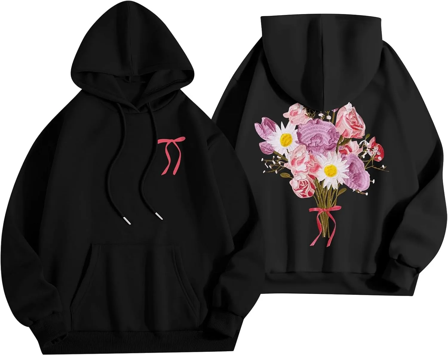 

Свитшот для женщин Casual, круглый вырез, оверсайз Shusuen