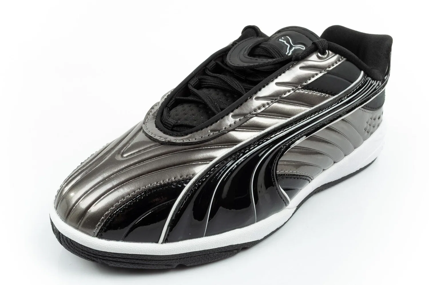 Детские кроссовки V-S2 Goalgetter Puma, Schwarz Silber Schwarz — фото 3