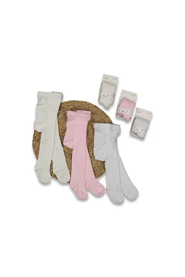 Детские колготки однотонные Twobeys, Pink