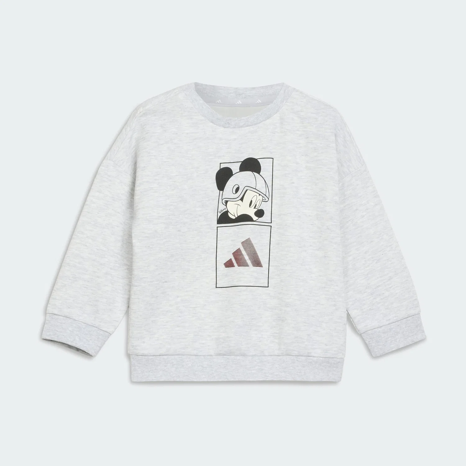 Детский спортивный костюм с принтом Micky Maus Adidas, Hellgrau Weiss