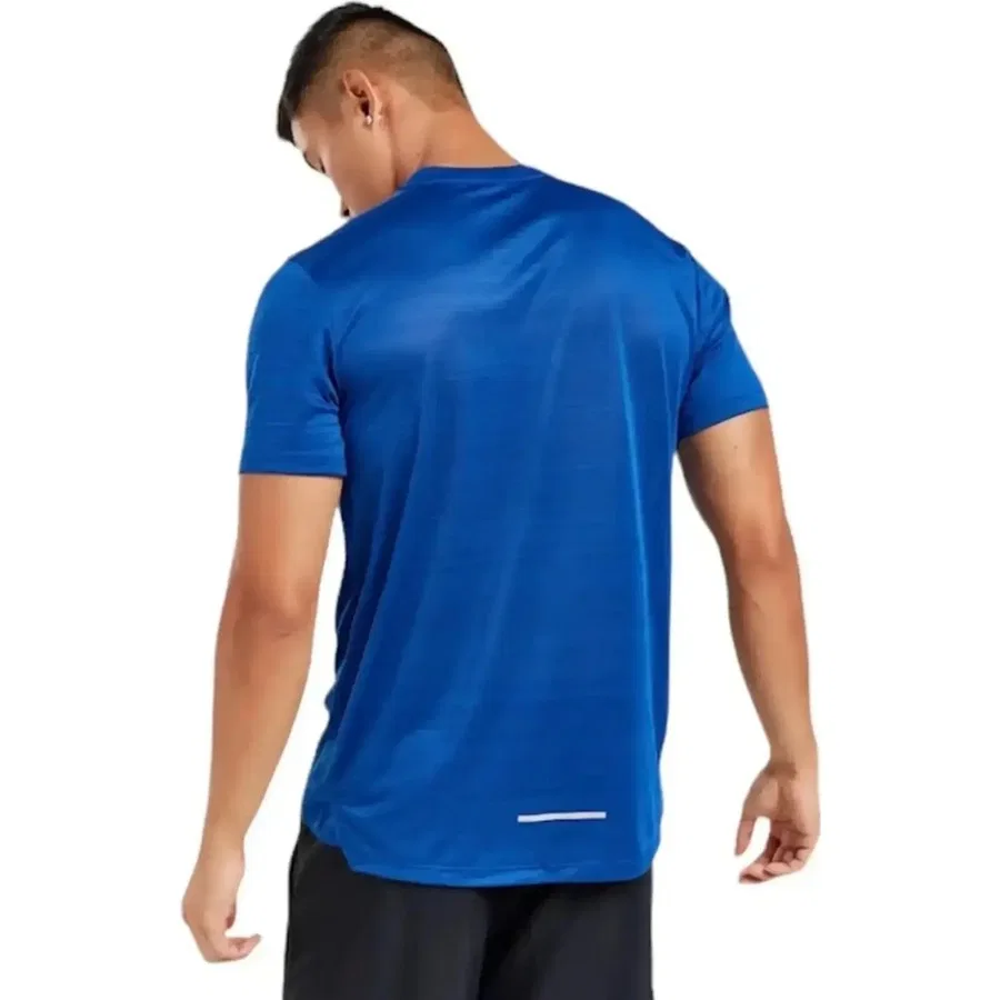Футболка спортивная с коротким рукавом Dri-Fit Miller Nike, Темно-синий — фото 3