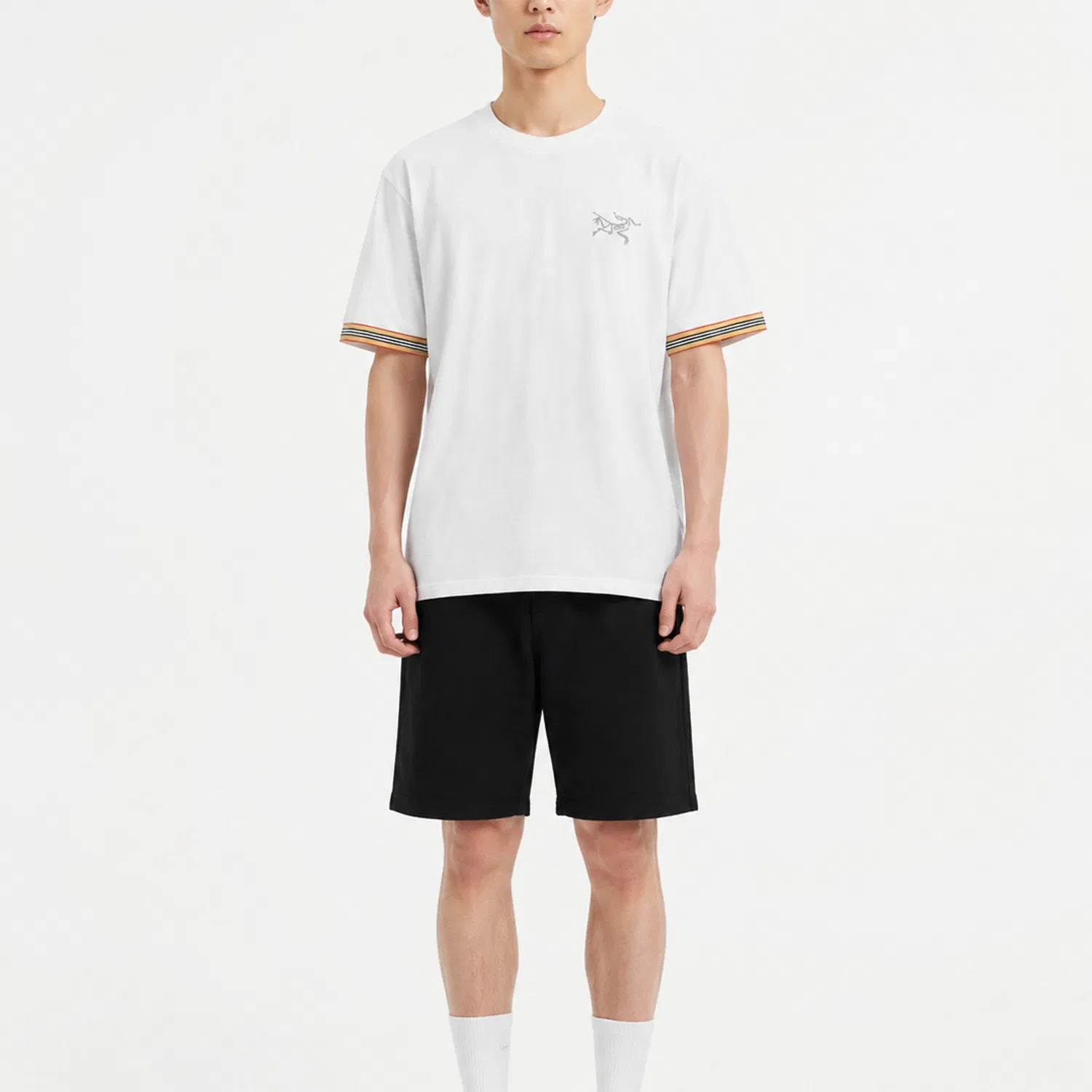 Футболка унисекс с круглым вырезом Arcteryx, Ivory White/White Light — фото 4