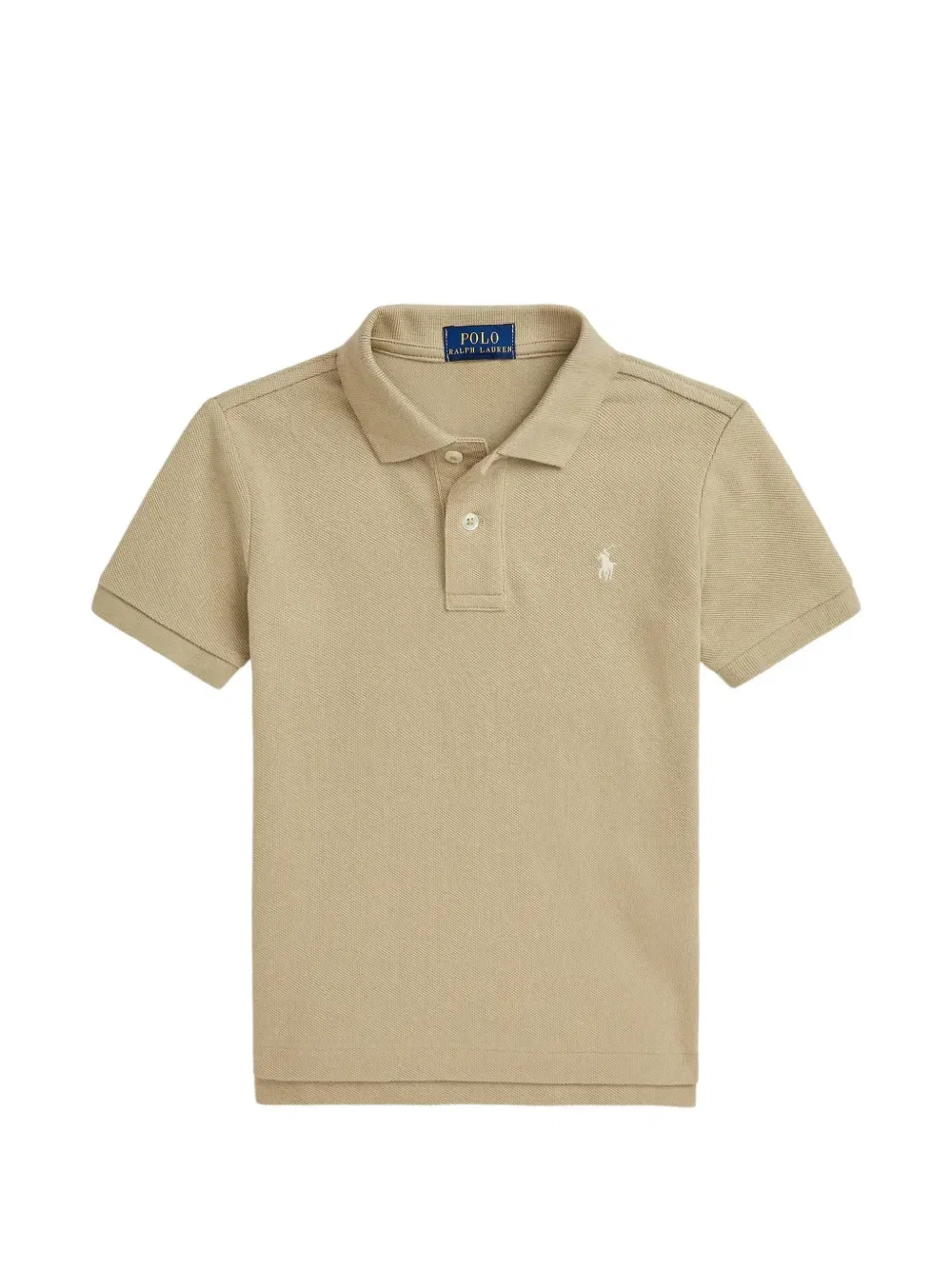 Сетчатая рубашка поло Polo Ralph Lauren Kids, коричневый