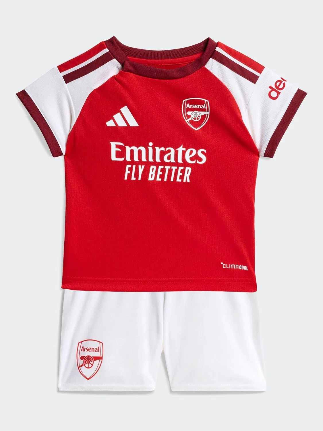 Комплект домашней формы Arsenal FC 26/27 adidas, красный
