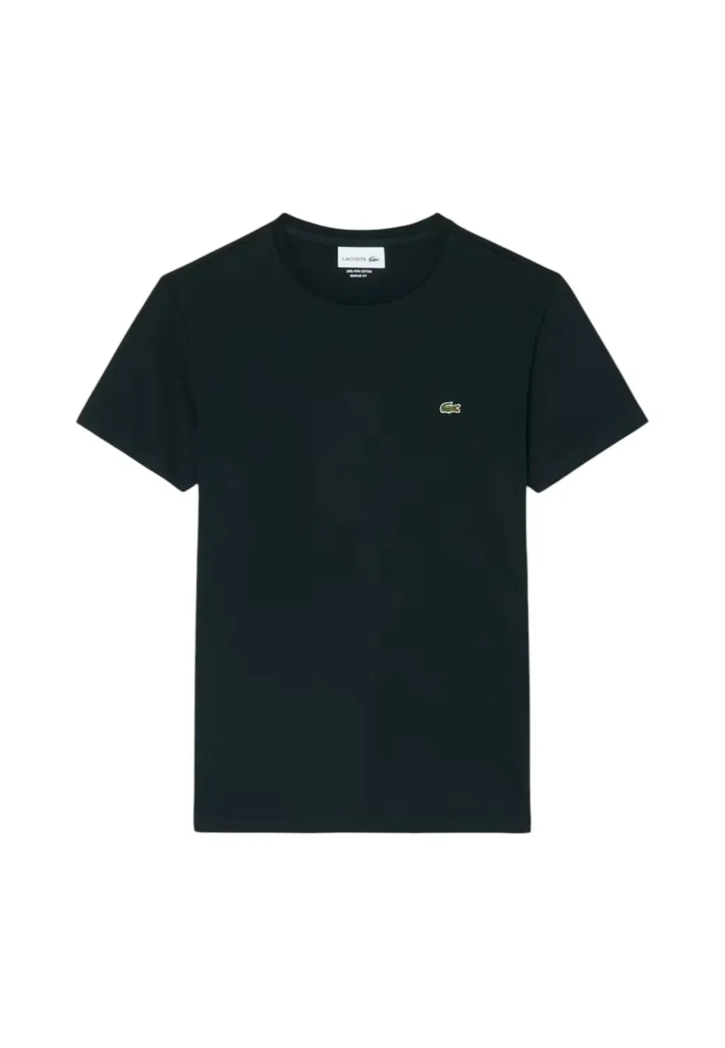 Базовая футболка Ts basic col gjp - базовая футболка Lacoste, Black — фото 3