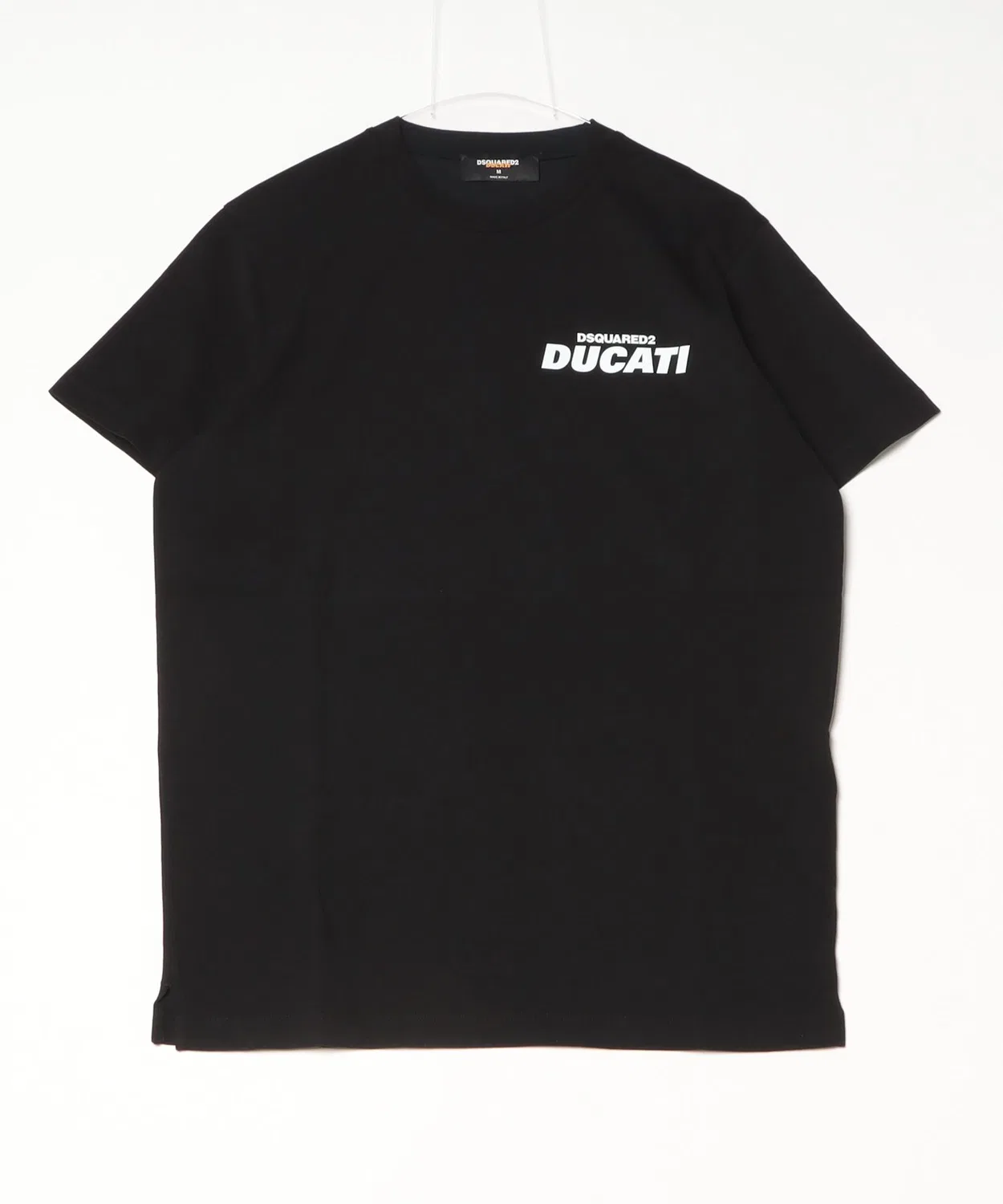 Футболка с коротким рукавом и принтом Ducati Cigarette Fit Tee DSQUARED2, Черный